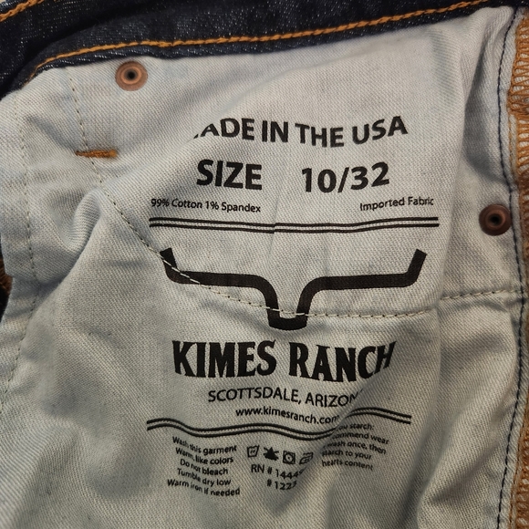 NWT Kimes Ranch Women's Jennifer High Rise Wide Flare Dark Wash Blue sz 10 - Picture 9 of 9